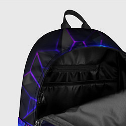 Рюкзак Синий и фиолетовый неон, цвет: 3D-принт — фото 2