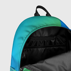 Рюкзак Яркий синий круг, цвет: 3D-принт — фото 2