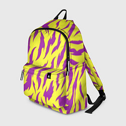 Рюкзак Кислотный тигр паттерн, цвет: 3D-принт