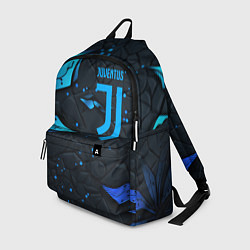Рюкзак Juventus abstract blue logo, цвет: 3D-принт