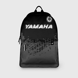 Рюкзак Yamaha speed на темном фоне со следами шин: символ, цвет: 3D-принт — фото 2