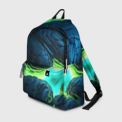 Рюкзак Зеленые объемные плиты, цвет: 3D-принт