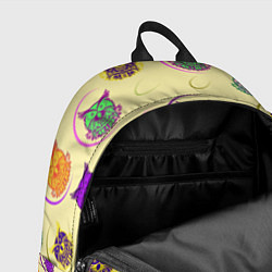 Рюкзак Сова - разноцветные птицы, цвет: 3D-принт — фото 2