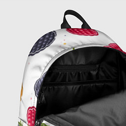 Рюкзак Разноцветная малина, цвет: 3D-принт — фото 2