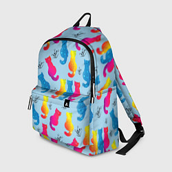 Рюкзак Коты звездные и веточки, цвет: 3D-принт