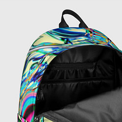 Рюкзак Яркие абстрактные разводы, цвет: 3D-принт — фото 2
