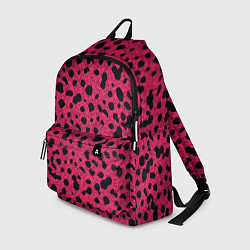 Рюкзак Пятнистый паттерн розовый, цвет: 3D-принт