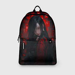 Рюкзак Девушка из аниме и красные печати, цвет: 3D-принт — фото 2