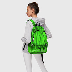 Рюкзак Зеленая абстрактная текстура, цвет: 3D-принт — фото 2