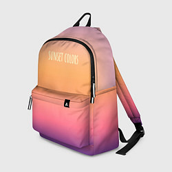 Рюкзак Sunset colors градиент, цвет: 3D-принт