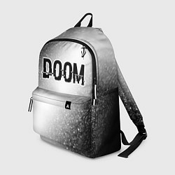 Рюкзак Doom glitch на светлом фоне: символ сверху