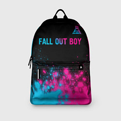 Рюкзак Fall Out Boy - neon gradient: символ сверху, цвет: 3D-принт — фото 2