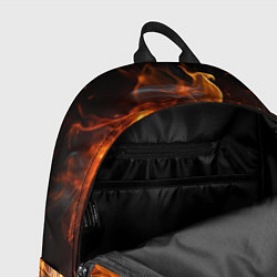 Рюкзак Black fire style, цвет: 3D-принт — фото 2