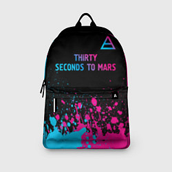 Рюкзак Thirty Seconds to Mars - neon gradient: символ све, цвет: 3D-принт — фото 2
