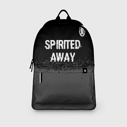 Рюкзак Spirited Away glitch на темном фоне: символ сверху, цвет: 3D-принт — фото 2