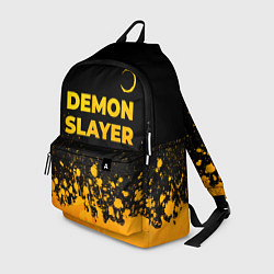 Рюкзак Demon Slayer - gold gradient: символ сверху, цвет: 3D-принт