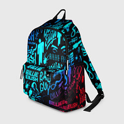 Рюкзак Billie Eilish neon pattern, цвет: 3D-принт