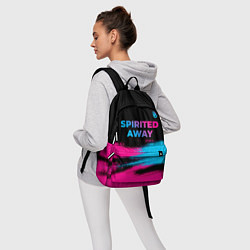 Рюкзак Spirited Away - neon gradient: символ сверху, цвет: 3D-принт — фото 2