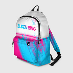 Рюкзак Elden Ring neon gradient style: символ сверху, цвет: 3D-принт