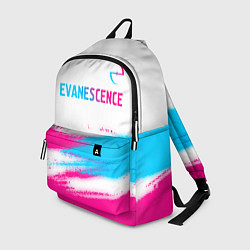 Рюкзак Evanescence neon gradient style: символ сверху, цвет: 3D-принт