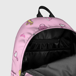 Рюкзак Имя Мария в стиле барби - розовый паттерн аксессуа, цвет: 3D-принт — фото 2