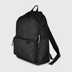 Рюкзак Паутина на чёрном, цвет: 3D-принт
