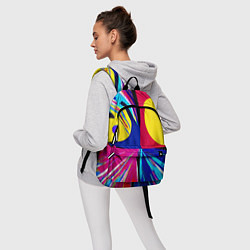 Рюкзак Pop art composition - neural network, цвет: 3D-принт — фото 2