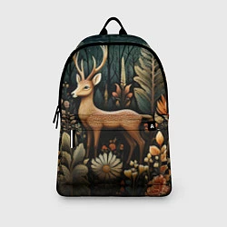 Рюкзак Лесной олень в стиле фолк-арт, цвет: 3D-принт — фото 2