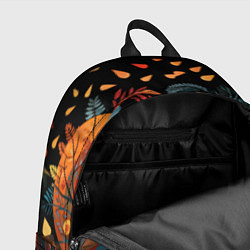 Рюкзак Зебра в стиле фолк-арт, цвет: 3D-принт — фото 2