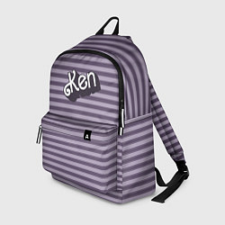 Рюкзак Кен - темная полоска, цвет: 3D-принт