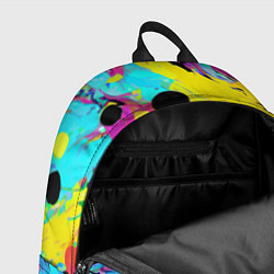 Рюкзак Цветная абстракция - живопись, цвет: 3D-принт — фото 2