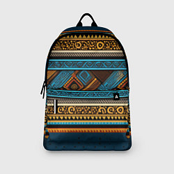 Рюкзак Этнический рисунок в горизонтальную полоску, цвет: 3D-принт — фото 2