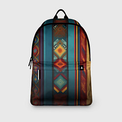 Рюкзак Этнический орнамент в вертикальную полоску, цвет: 3D-принт — фото 2