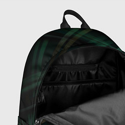 Рюкзак Тёмно-зелёная шотландская клетка, цвет: 3D-принт — фото 2