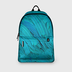 Рюкзак Голубая масляная краска, цвет: 3D-принт — фото 2