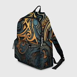 Рюкзак Абстрактный узор в викингском стиле, цвет: 3D-принт