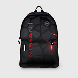 Рюкзак Nissan - плиты с эффектом свечения, цвет: 3D-принт — фото 2