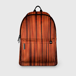Рюкзак Абстрактные полосы красно-оранжевый, цвет: 3D-принт — фото 2