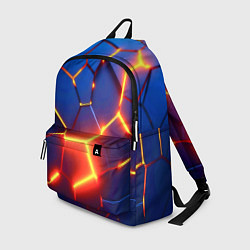 Рюкзак Огненные плиты с разломом, цвет: 3D-принт
