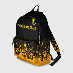 Рюкзак Three Days Grace - gold gradient посередине, цвет: 3D-принт