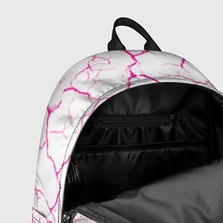 Рюкзак Disturbed neon gradient style посередине, цвет: 3D-принт — фото 2