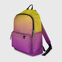 Рюкзак Желто-фиолетовый градиент, цвет: 3D-принт
