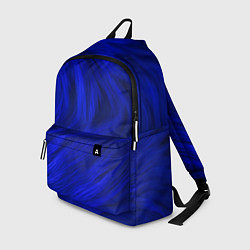 Рюкзак Текстура синей шерсти, цвет: 3D-принт
