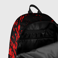 Рюкзак BMW красные краски на чёрном, цвет: 3D-принт — фото 2