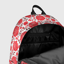 Рюкзак Паттерн с абстрактными розочками, цвет: 3D-принт — фото 2
