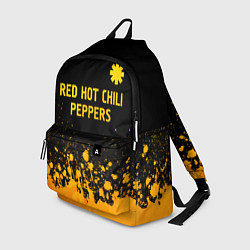 Рюкзак Red Hot Chili Peppers - gold gradient посередине, цвет: 3D-принт