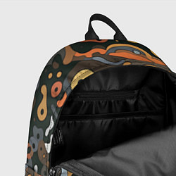 Рюкзак Пятна необычной формы, цвет: 3D-принт — фото 2