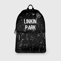 Рюкзак Linkin Park glitch на темном фоне посередине, цвет: 3D-принт — фото 2
