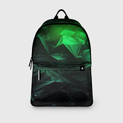 Рюкзак Глубина зеленого абстракции, цвет: 3D-принт — фото 2
