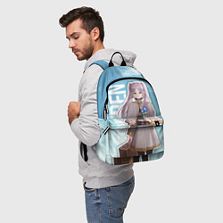 Рюкзак Фрирен с цветами в руке, цвет: 3D-принт — фото 2
